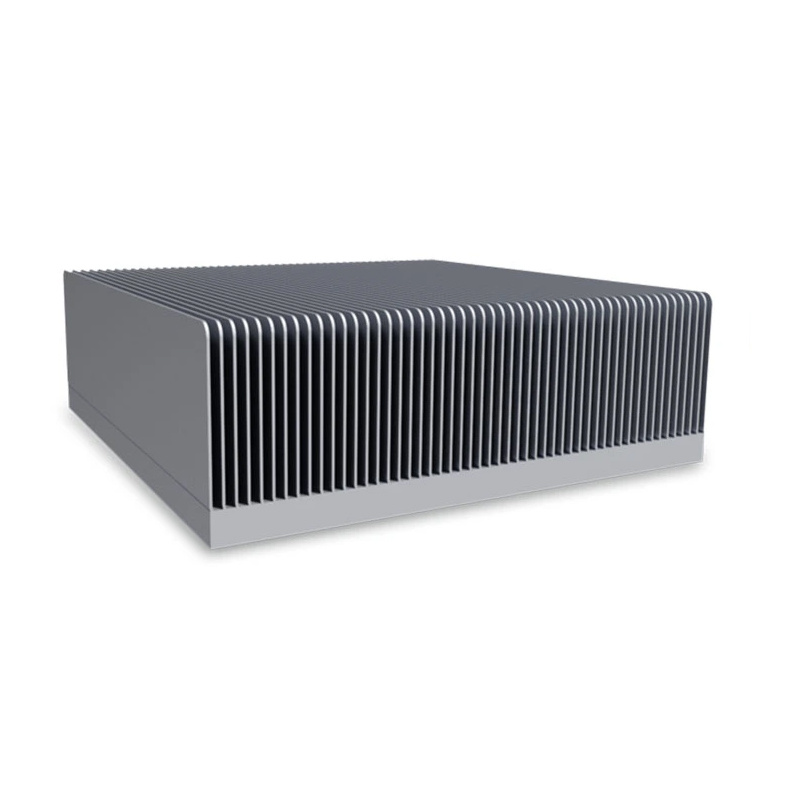 Disipador de calor de máquina de aleta biselada de aluminio OEM